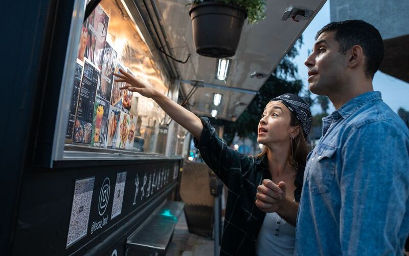food trucks KwickSIGN digital menu boards